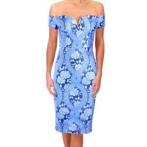 Guess Off-The-Shoulder Lace Dress